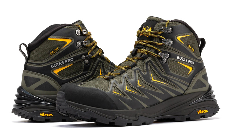 Load image into Gallery viewer, Botas Pro Metallic Green 6 Inch Waterproof Hiking Boots with VIBRAM® Traction Lug Outsole  BP22111
