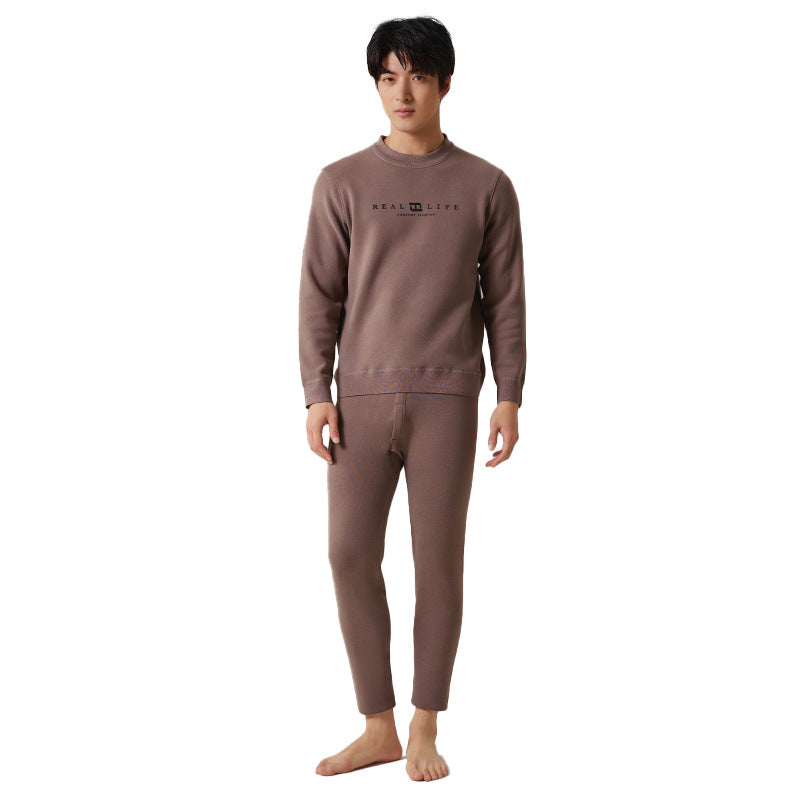 Load image into Gallery viewer, Mens Fleece Lined Thermal Underwear Set
