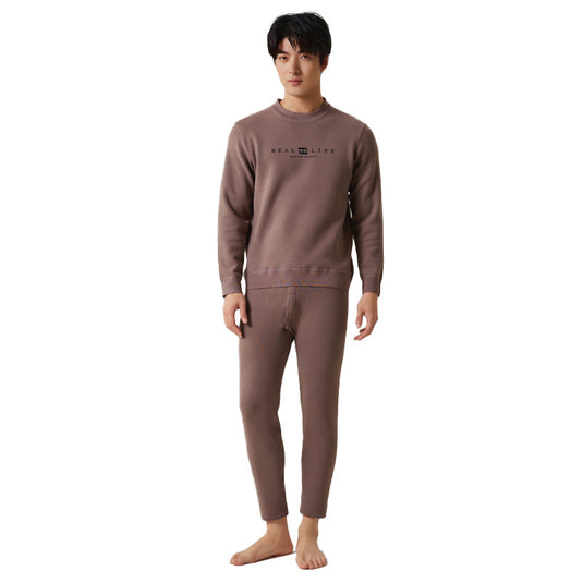 Mens Fleece Lined Thermal Underwear Set
