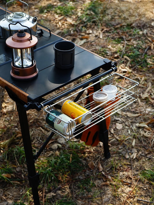 Portable Adjustable Height Camping Aluminum Table