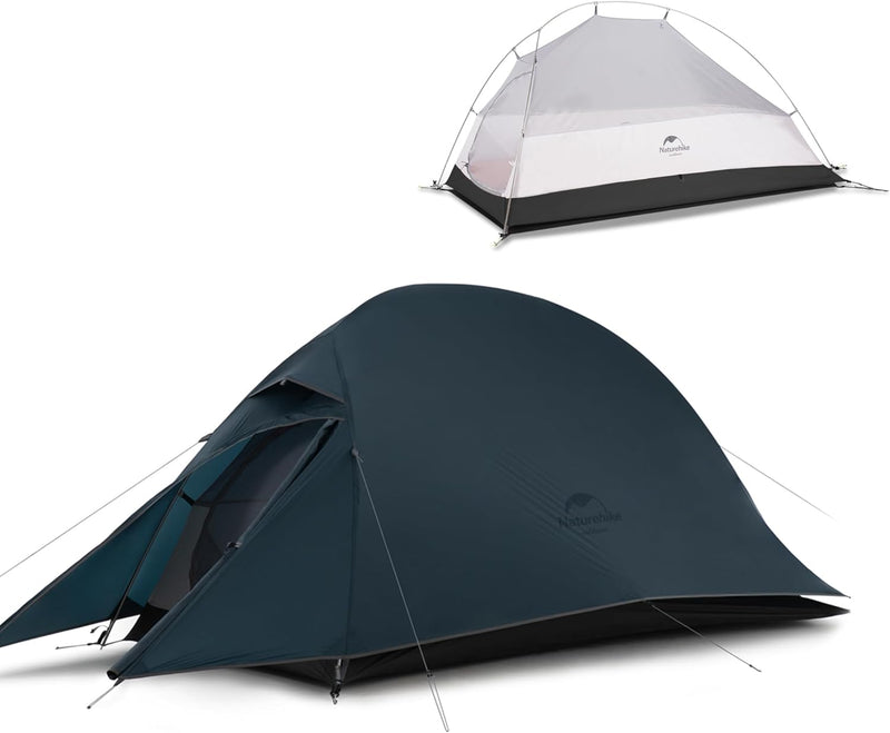 Load image into Gallery viewer, Cloud-Up 1 Person Lightweight tent.  Waterproof, Ultralight, Double Layer for Camping Hiking Backpacking
