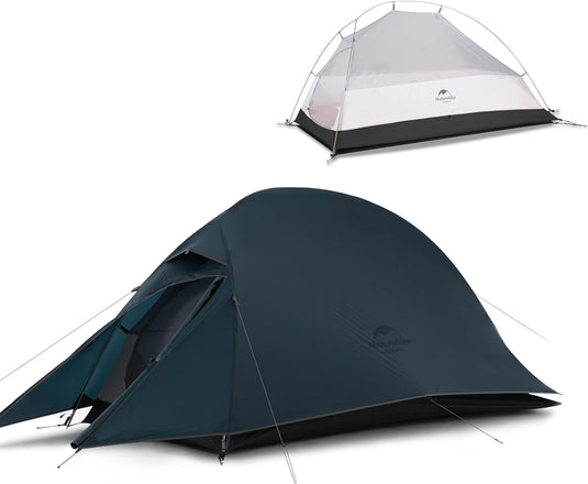 Cloud-Up 1 Person Lightweight tent.  Waterproof, Ultralight, Double Layer for Camping Hiking Backpacking