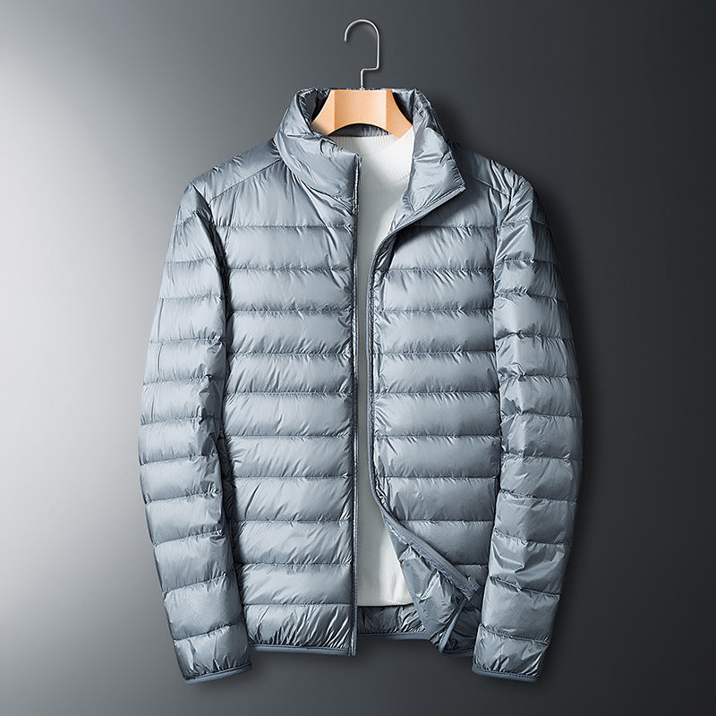 Load image into Gallery viewer, Lightweight White Duck Down Jacket
