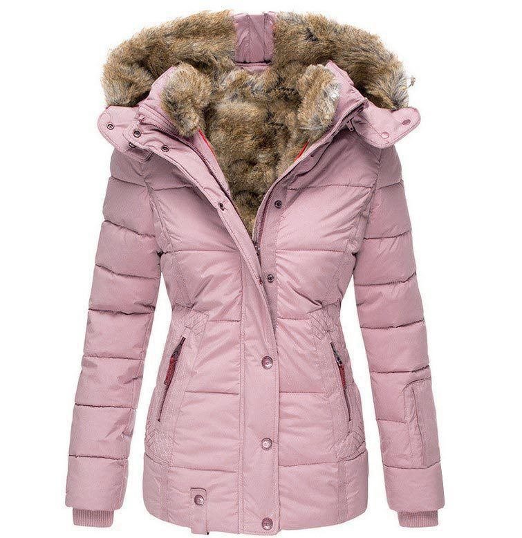 Load image into Gallery viewer, Women's Fur-lined Cotton Coat
