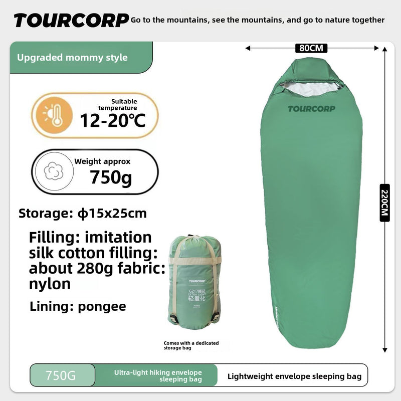 Load image into Gallery viewer, Ultra-Light Summer Sleeping Bag for Outdoor Camping
