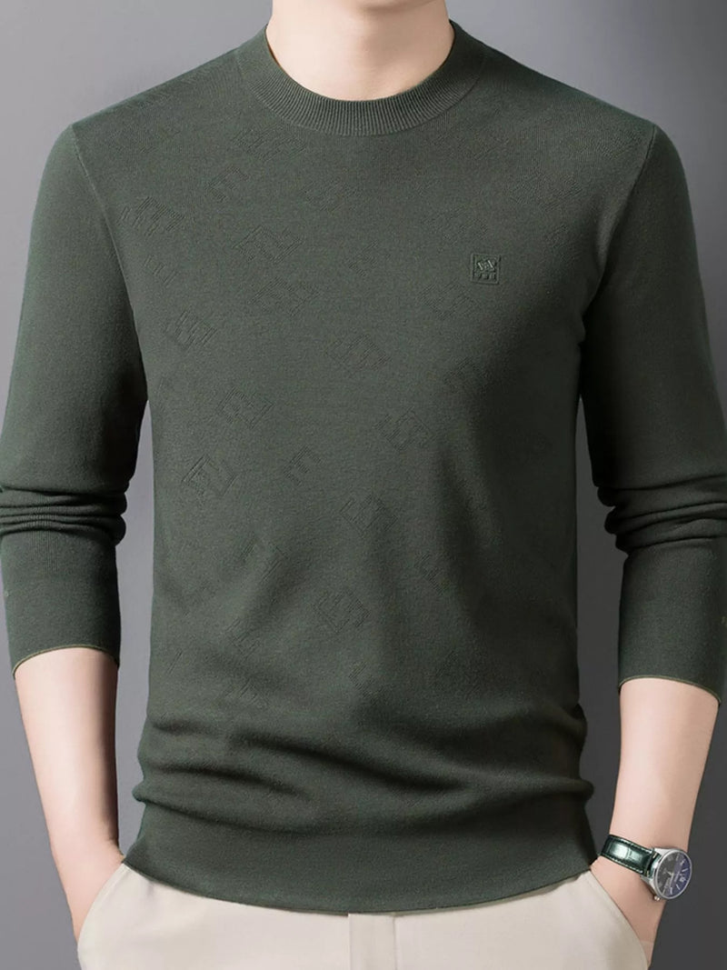Load image into Gallery viewer, Men's Plus Size Round Neck Slim Fit Knit Top
