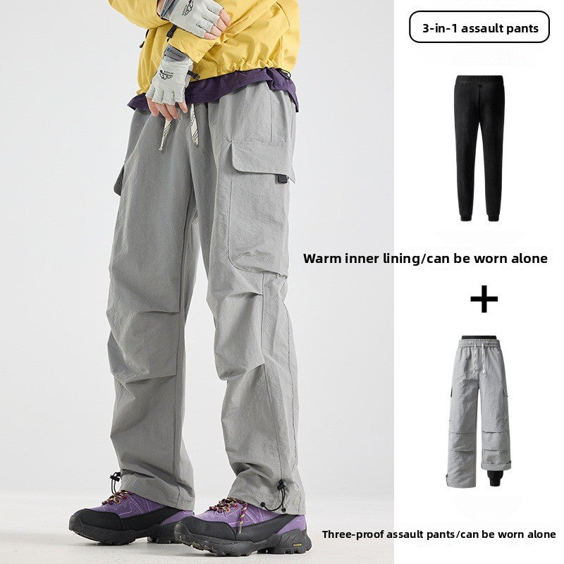 Load image into Gallery viewer, Three-in-One Waterproof Outdoor Pants
