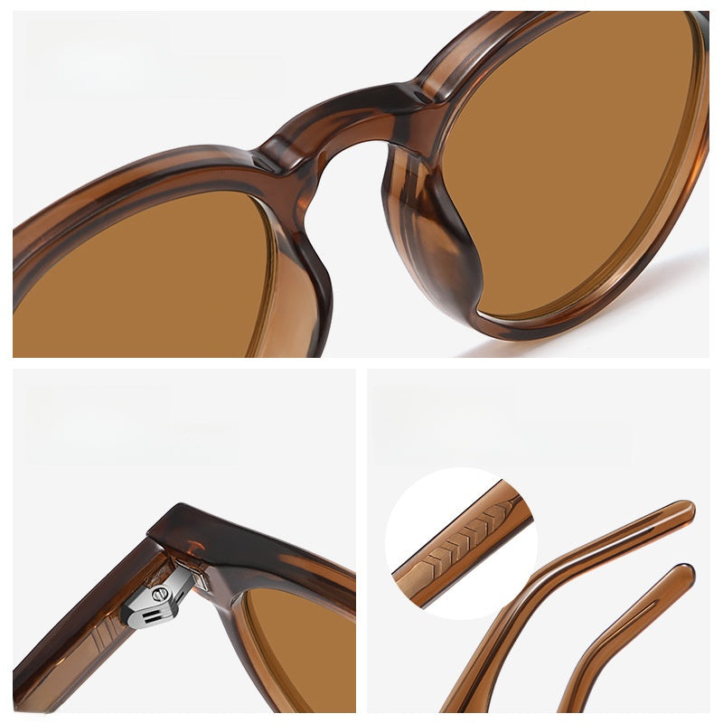 Load image into Gallery viewer, Retro Round Polarized Sunglasses
