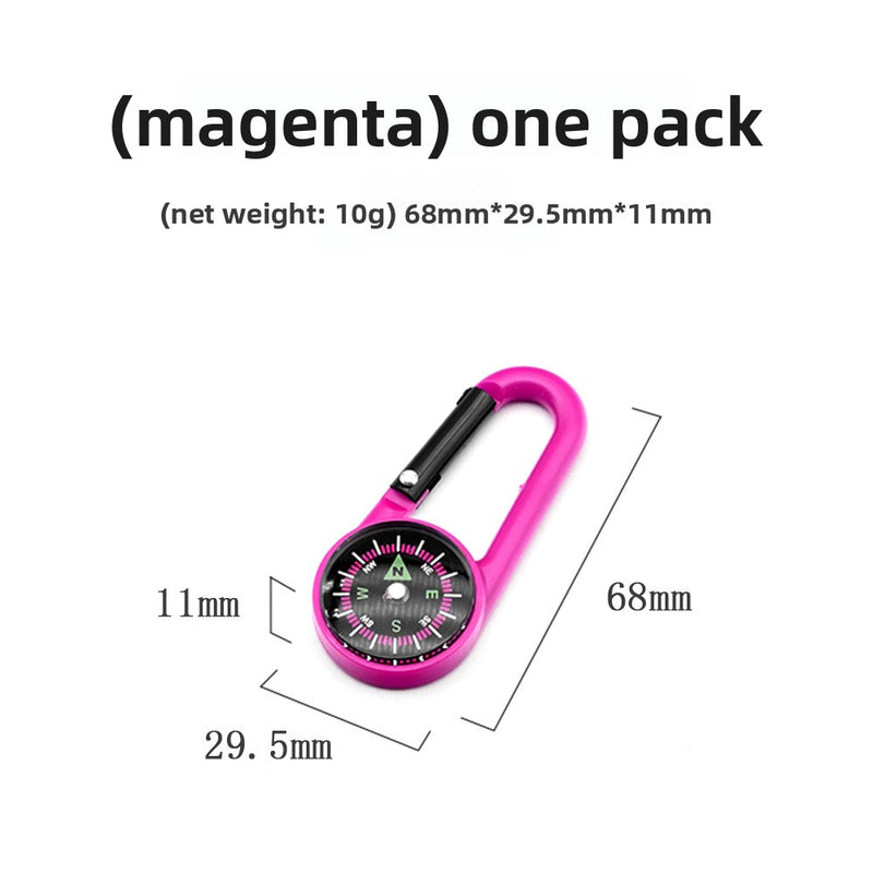 Load image into Gallery viewer, Outdoor Carabiner Compass
