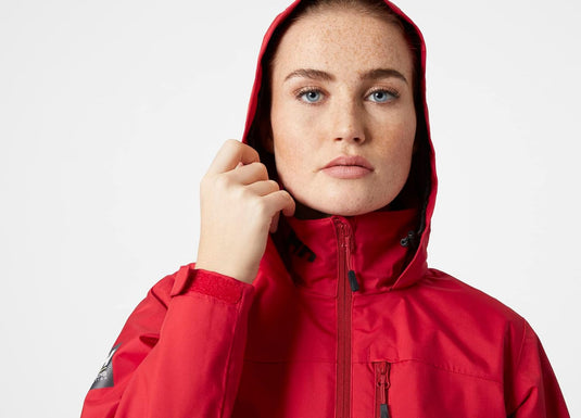 Women's Crew Hooded Waterproof Sailing Jacket