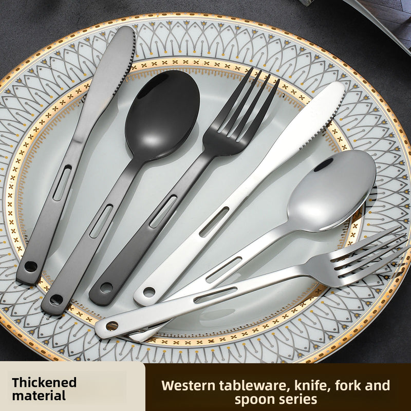 Load image into Gallery viewer, Outdoor knife, fork and spoon Western tableware set
