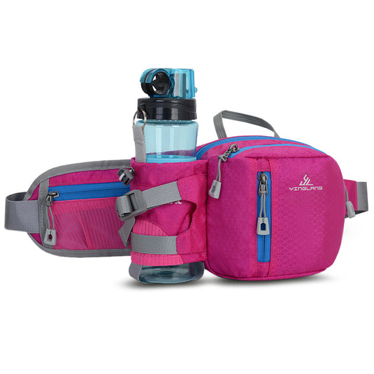 Multifunctional Sports Waist Pack with Water Bottle Holder