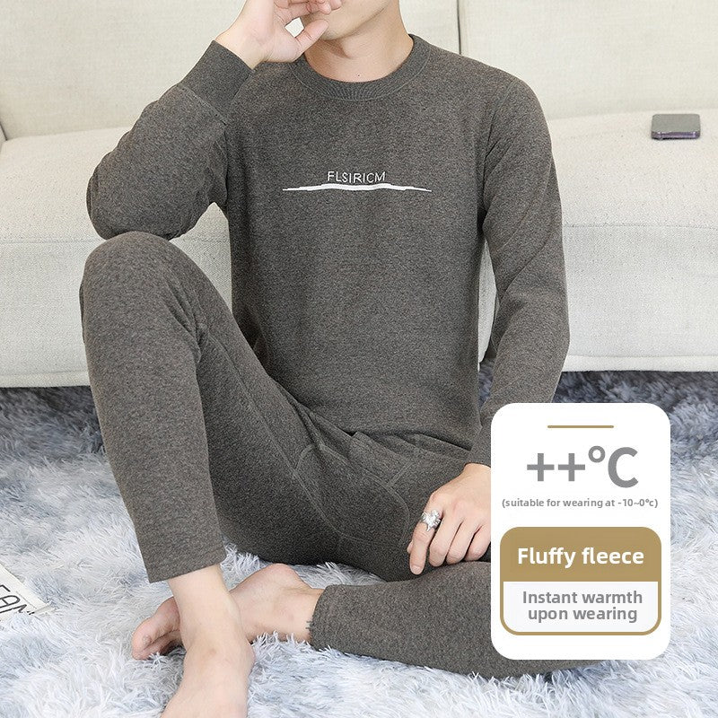 Load image into Gallery viewer, Mens Fleece Lined Thermal Underwear Set
