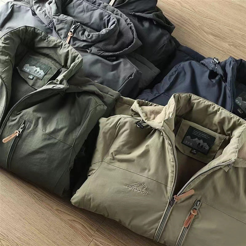 Load image into Gallery viewer, Mens Fleece Lined Outdoor Jacket
