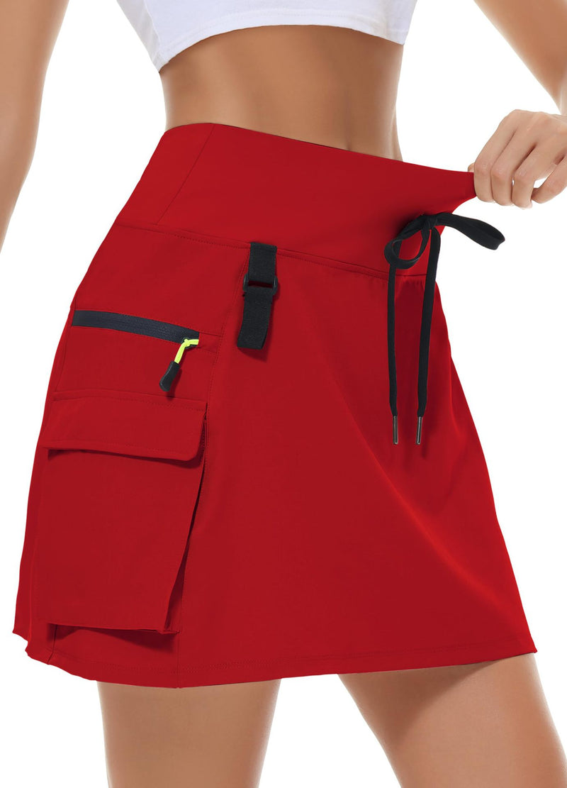 Load image into Gallery viewer, Womens Hiking Cargo Skirt Pants
