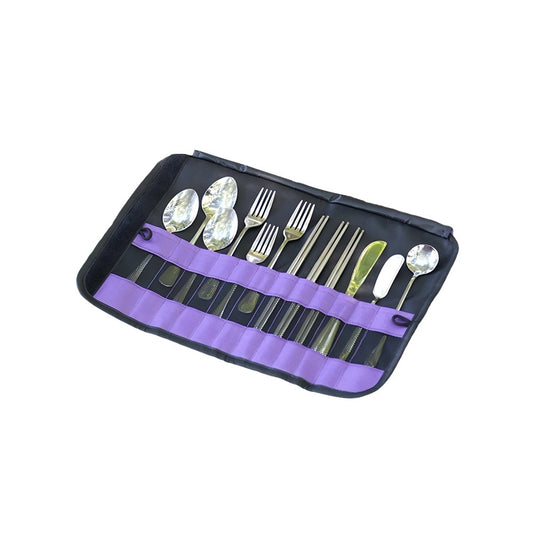 Outdoor barbecue utensil storage bag