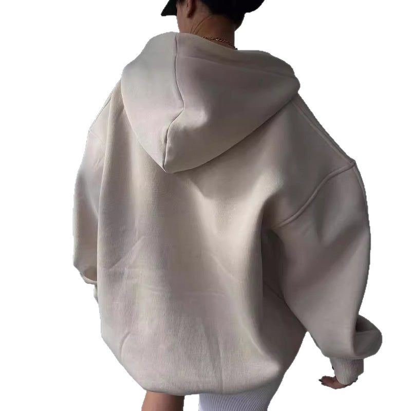 Load image into Gallery viewer, Thick-fabric hooded long-sleeved versatile hoodie
