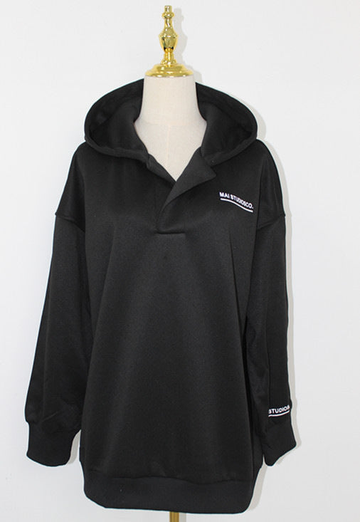 Load image into Gallery viewer, Thick-fabric hooded long-sleeved versatile hoodie
