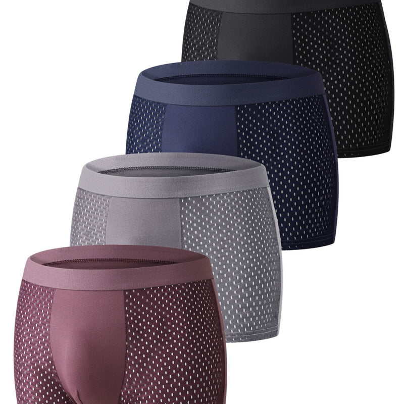 Load image into Gallery viewer, Men's Breathable Striped Boxer Underwear
