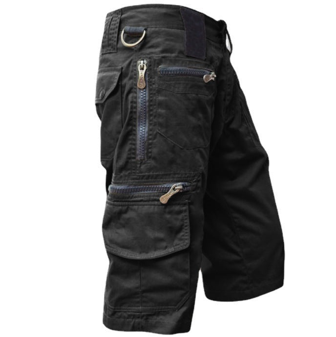 Load image into Gallery viewer, Men's Cropped Cotton Casual Pants
