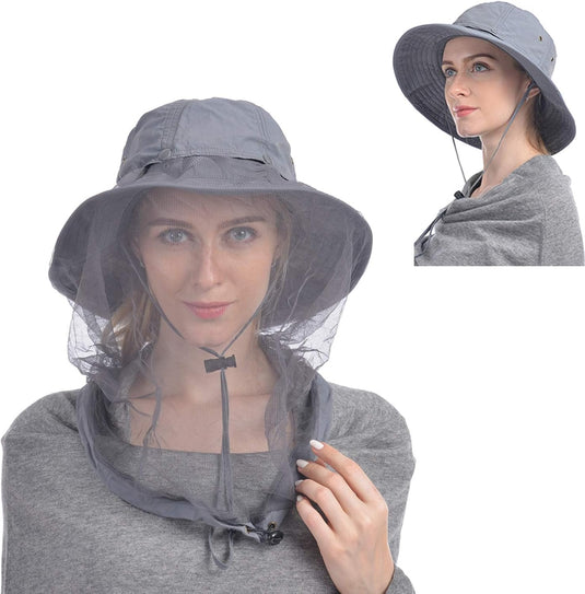 Head Net Hat, with Hidden Net Mesh