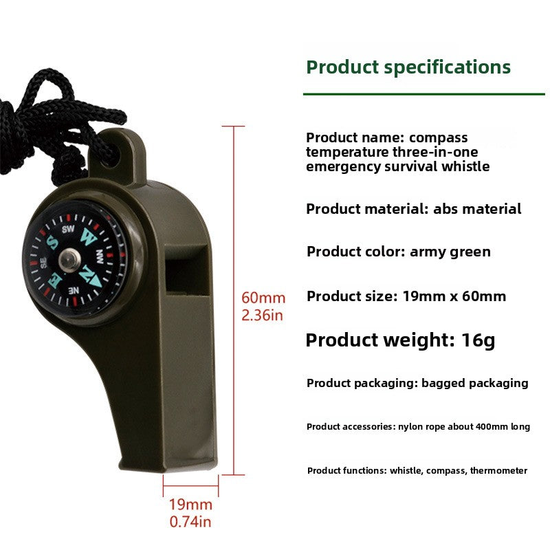 Load image into Gallery viewer, 3 in 1 Multi-Purpose Whistle
