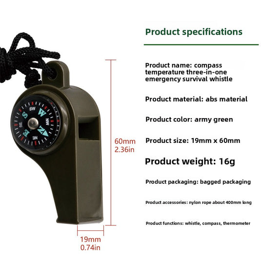 3 in 1 Multi-Purpose Whistle