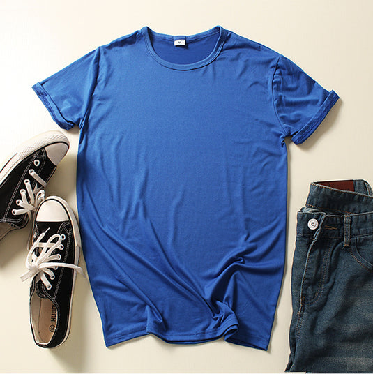 Loose Fit Round Neck Short Sleeve T-Shirt