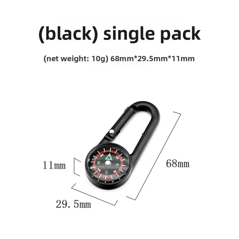 Load image into Gallery viewer, Outdoor Carabiner Compass
