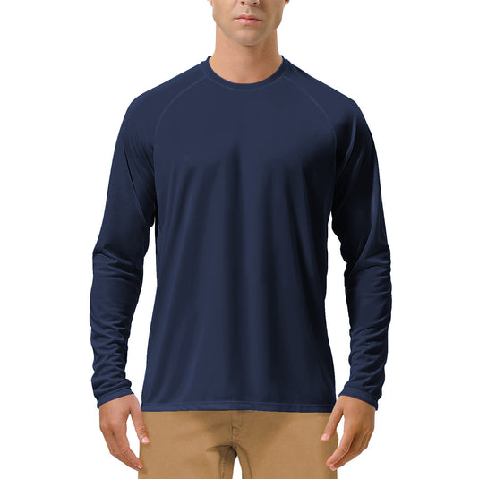Sun-protective long-sleeved stretch garment