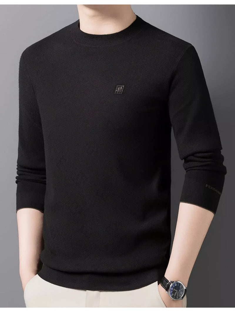Load image into Gallery viewer, Men's Plus Size Round Neck Slim Fit Knit Top
