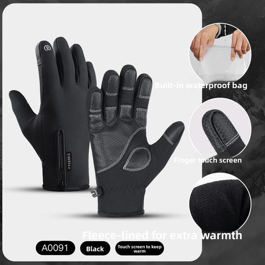 Thick and warm fleece gloves for Outdoor Activities