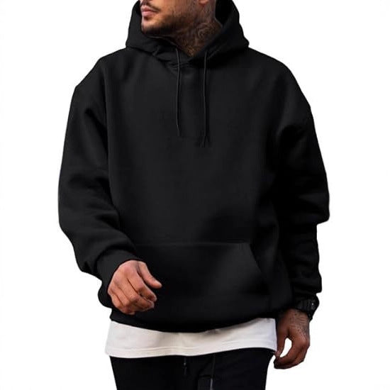 Load image into Gallery viewer, Men's Cotton-Blend Pullover Hoodie

