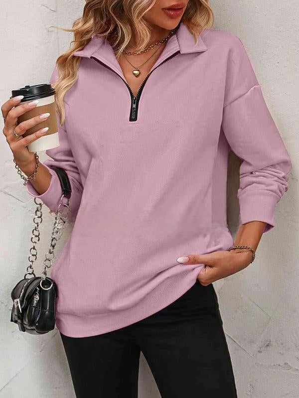 Load image into Gallery viewer, Zip-Collar Sweatshirt

