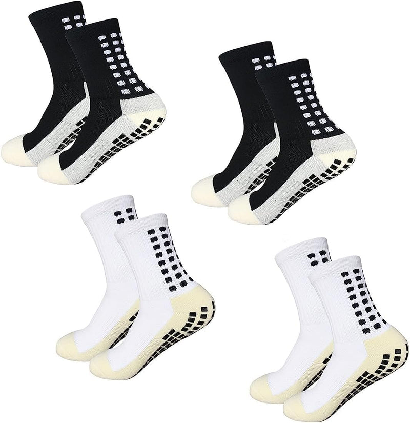 Load image into Gallery viewer, Grip Non Slip Sports and outdoor socks, 4 Pair
