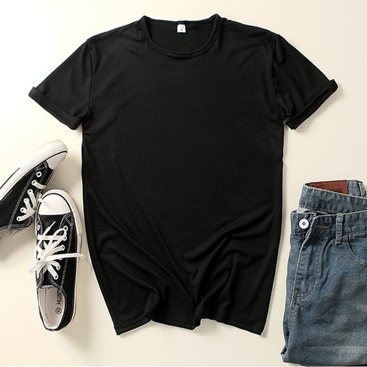 Loose Fit Round Neck Short Sleeve T-Shirt