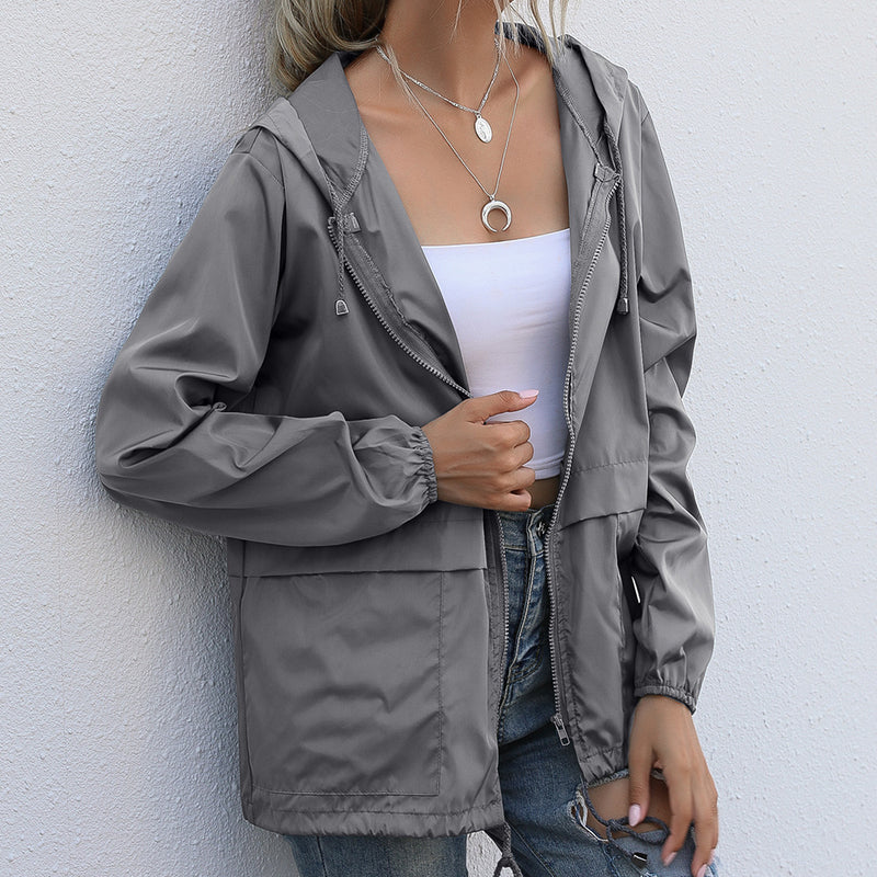 Load image into Gallery viewer, Lightweight Zipper Hoodie Jacket
