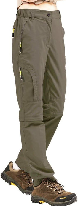 Women's Hiking Pants Convertible Quick Dry Stretch Lightweight Zip-Off