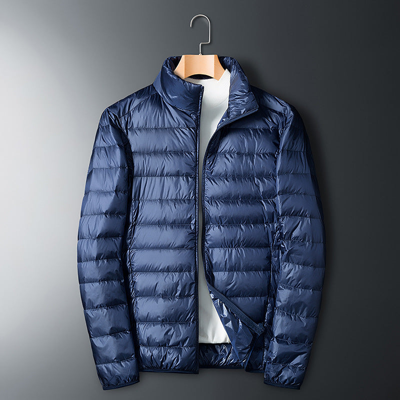 Load image into Gallery viewer, Lightweight White Duck Down Jacket
