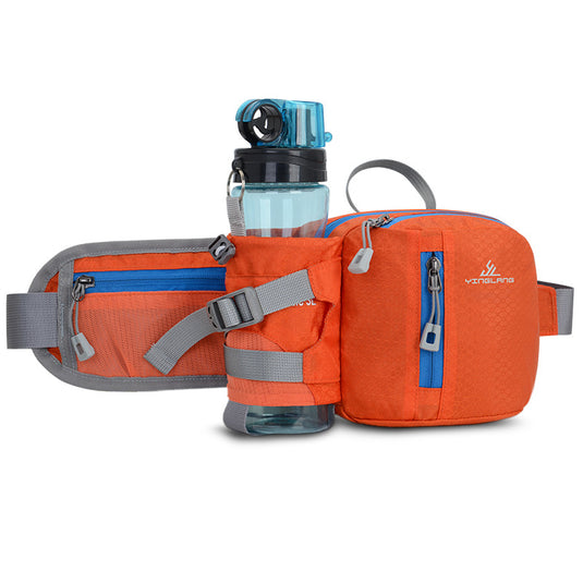 Multifunctional Sports Waist Pack with Water Bottle Holder
