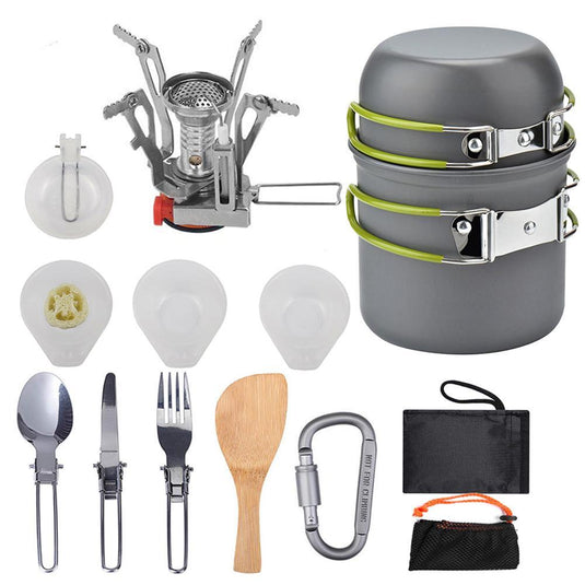 Portable camping cookerare & stove