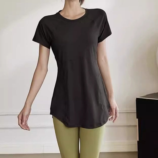 Womens Slim Fit Yoga Running T-Shirt