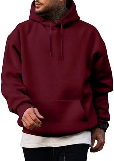 Load image into Gallery viewer, Men's Cotton-Blend Pullover Hoodie
