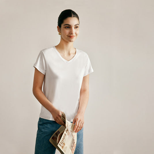 Women's Short Sleeve V-Neck T-Shirts