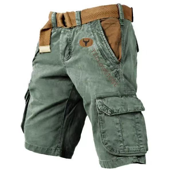 Load image into Gallery viewer, Men's Summer Cargo Shorts Loose Fit
