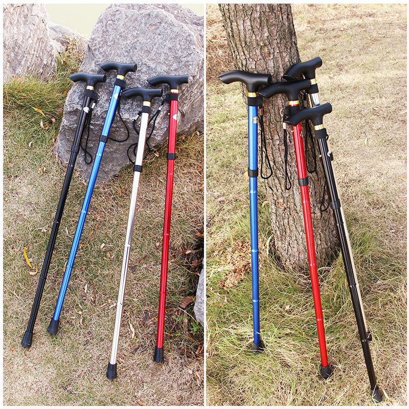 Load image into Gallery viewer, Telescopic Folding Trekking Pole with Wrist Strap
