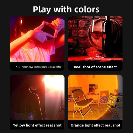 Multi Light Source Zoom Flashlight