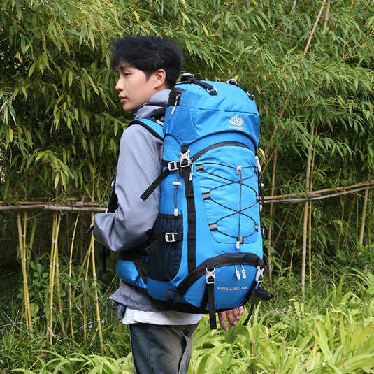 60L Nylon Camping Backpack