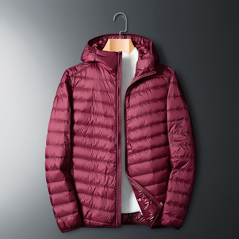 Load image into Gallery viewer, Lightweight White Duck Down Jacket
