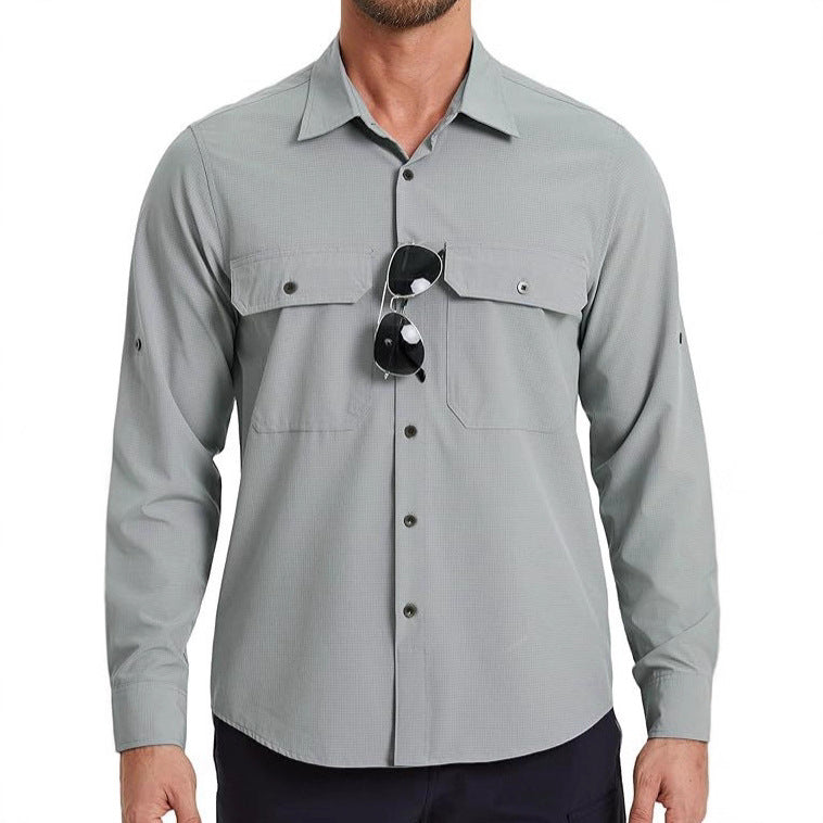 Load image into Gallery viewer, Men's Long-Sleeved Sun Protection Shirt, Anti-Uv, Quick-Drying and Cooling
